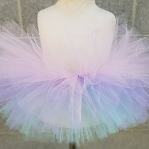 Pink aqua lavender ombre pastel tutu birthday tutu unicorn tutu ballerina tutu princess tutu toddler tutu infant tutu girls tutu kids tutu