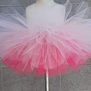 Pink Ombre Tutu Fuschia Bubblegum Pink Light Pink Birthday Tutu ...