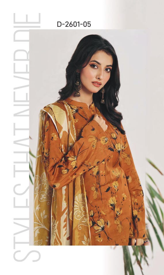 white christmas dresses Pakistani Designer Eid Dresses With Embroidered Work – Nameera by Farooq main image 0
