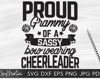 Download Proud Cheer Grandma Etsy