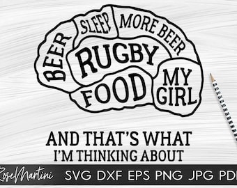 Brain Scan Svg Rugby lover SVG file for cutting machines - Cricut Silhouette Brain svg Foodie cut file Beer lover Sleepy svg My girl