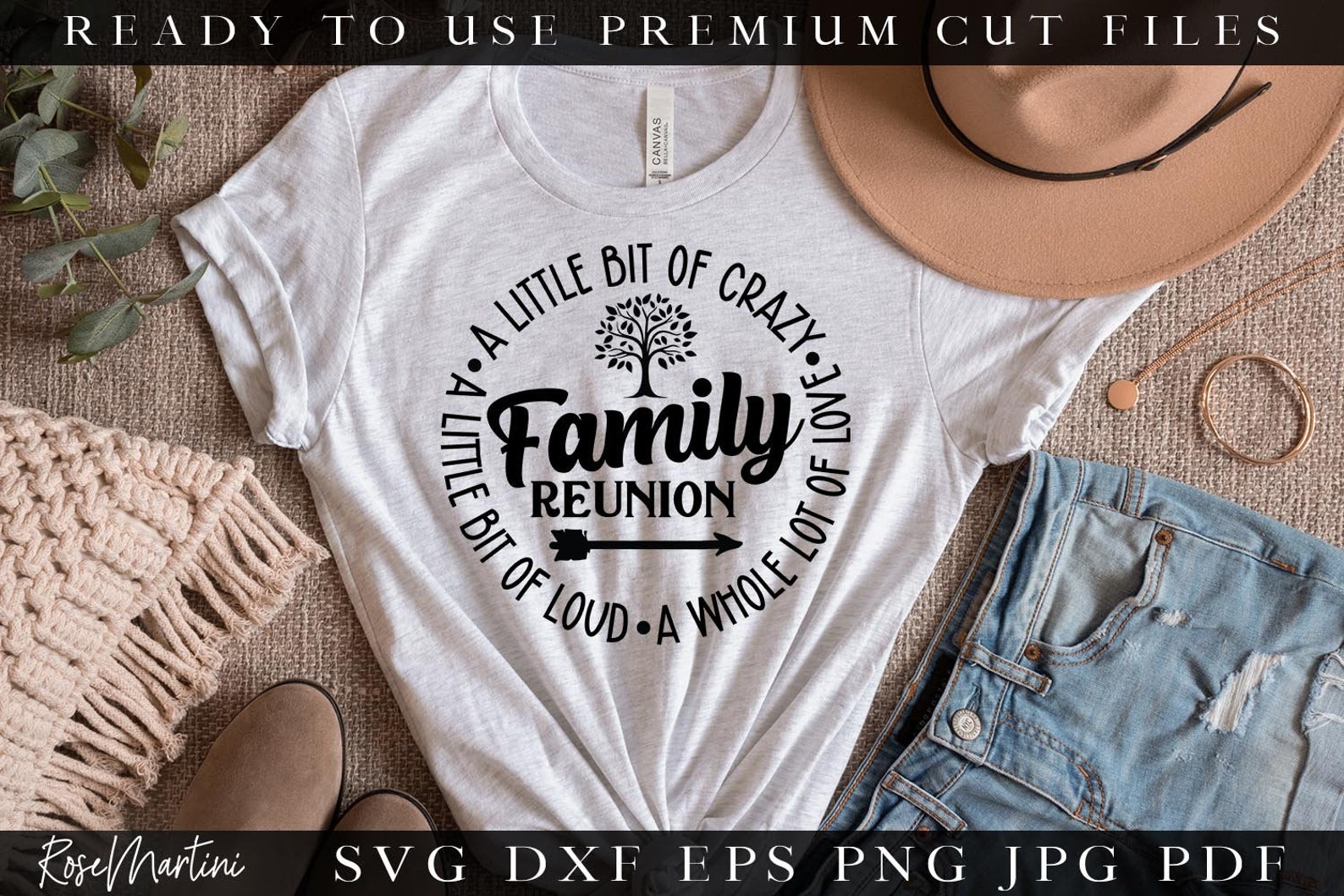 Family Reunion SVG | A Little Bit of Crazy A Little Bit of Loud A Whole ...