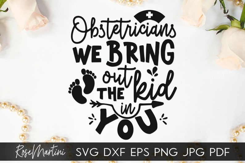 Funny Obstetrician Midwife Doula SVG File for Cutting | Etsy