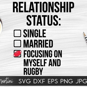 Status de relacionamento SVG Solteiro Casado Caixa de seleção Arquivo SVG para máquinas de corte - Cricut Silhouette Não casado svg Engraçado solteiro svg