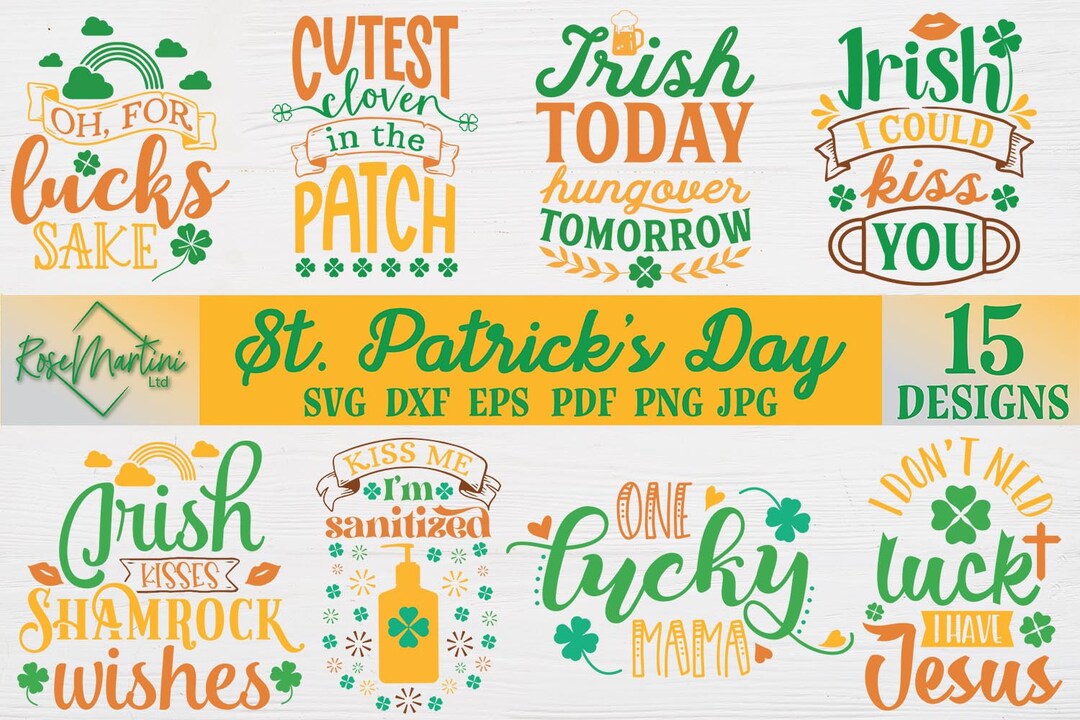 St Patricks Day Bundle SVG Cut File for Cutting Machines - Cricut ...