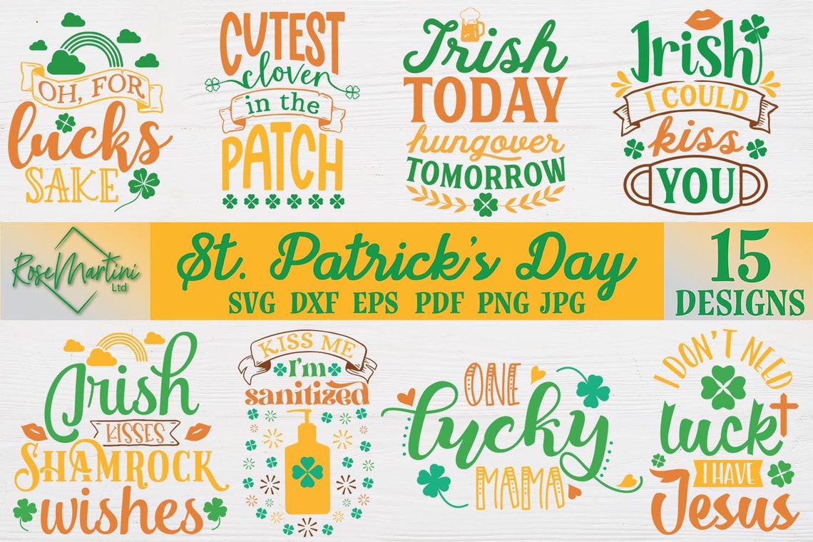 St Patricks Day Bundle SVG Cut File for Cutting Machines - Cricut ...