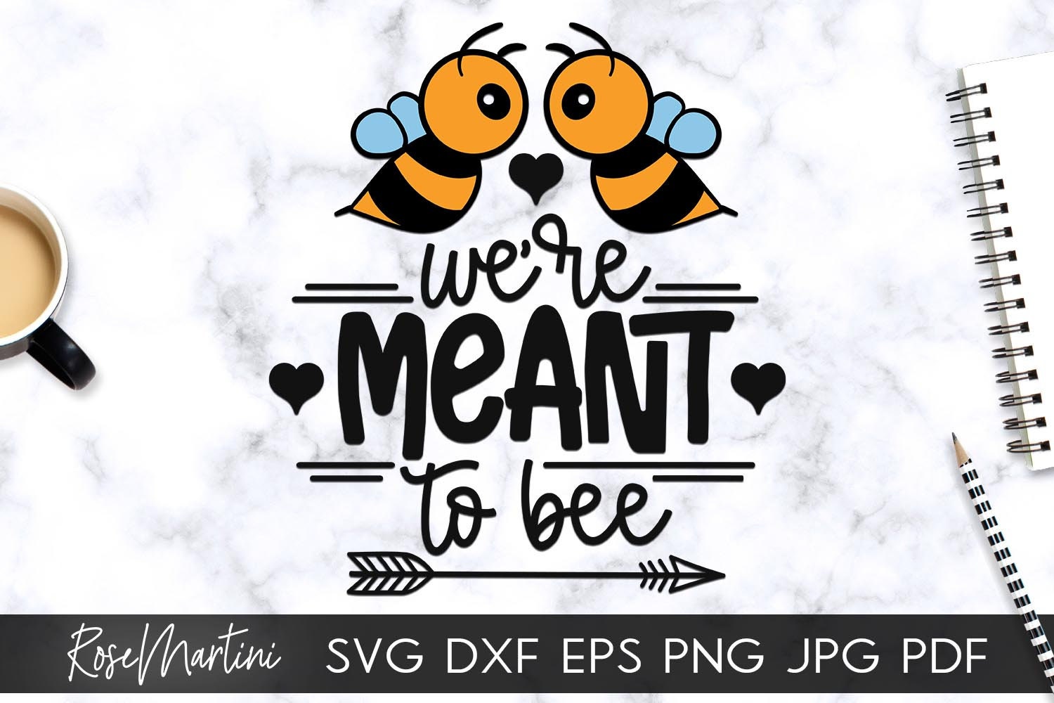 Download We're Meant To Bee SVG file for cutting machines Cricut | Etsy