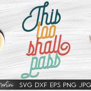 Dieses zu soll SVG-Datei für Schneidemaschinen - Cricut Silhouette Jesus Christus SVG religiöse Svg Christian Zitat Retro Farben Vintage