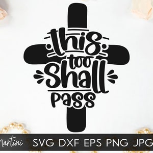 Diese zu soll Pass SVG-Datei für Schneidemaschinen - Cricut Silhouette Jesus Christus SVG religiöse Svg Christian Zitat