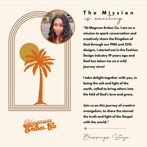 a card with a picture of a palm tree