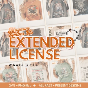 Licence étendue : Christian PNG SVG Designs - Toute la boutique