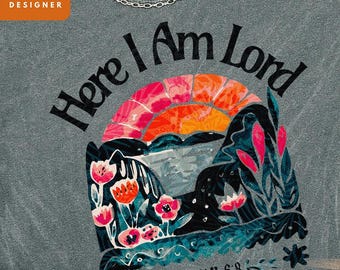 Diseño cristiano preppy con versículo bíblico de Isaías en formato PNG, diseños modernos para sublimación, diseño inspirador de versículo bíblico de la cruz de Jesús para camisetas.