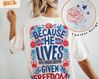 Christian Patriotic PNG Duo: Retro USA 4th July Designs (Digital Download)