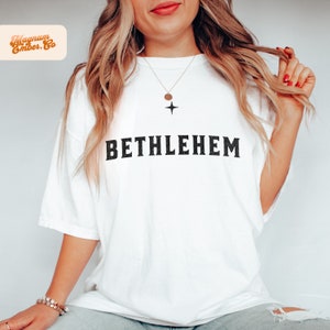 Bethlehem  Christian Christmas PNG Sublimation Designs, Popular Christian PNG Files for Sublimation, Vintage Jesus Shirt Designs