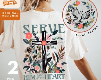 Christian Scripture PNG Bundle: Vintage Jesus Sublimation Designs