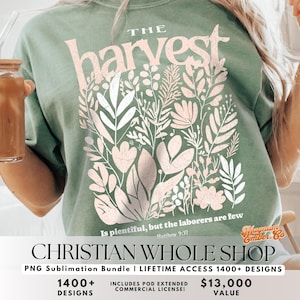 Whole Shop Bundle PNG SVG, Scripture PNG Files, Christian Sublimation Designs Downloads, Tshirt Designs Jesus Aesthetic Clothing,Bible Verse