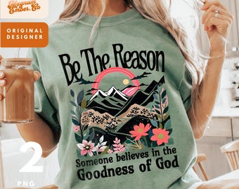 Christliche Ostergrafiken, Güte Gottes PNG, Jesus Designs, Sublimations-T-Shirt Kunst, Ostern Clipart