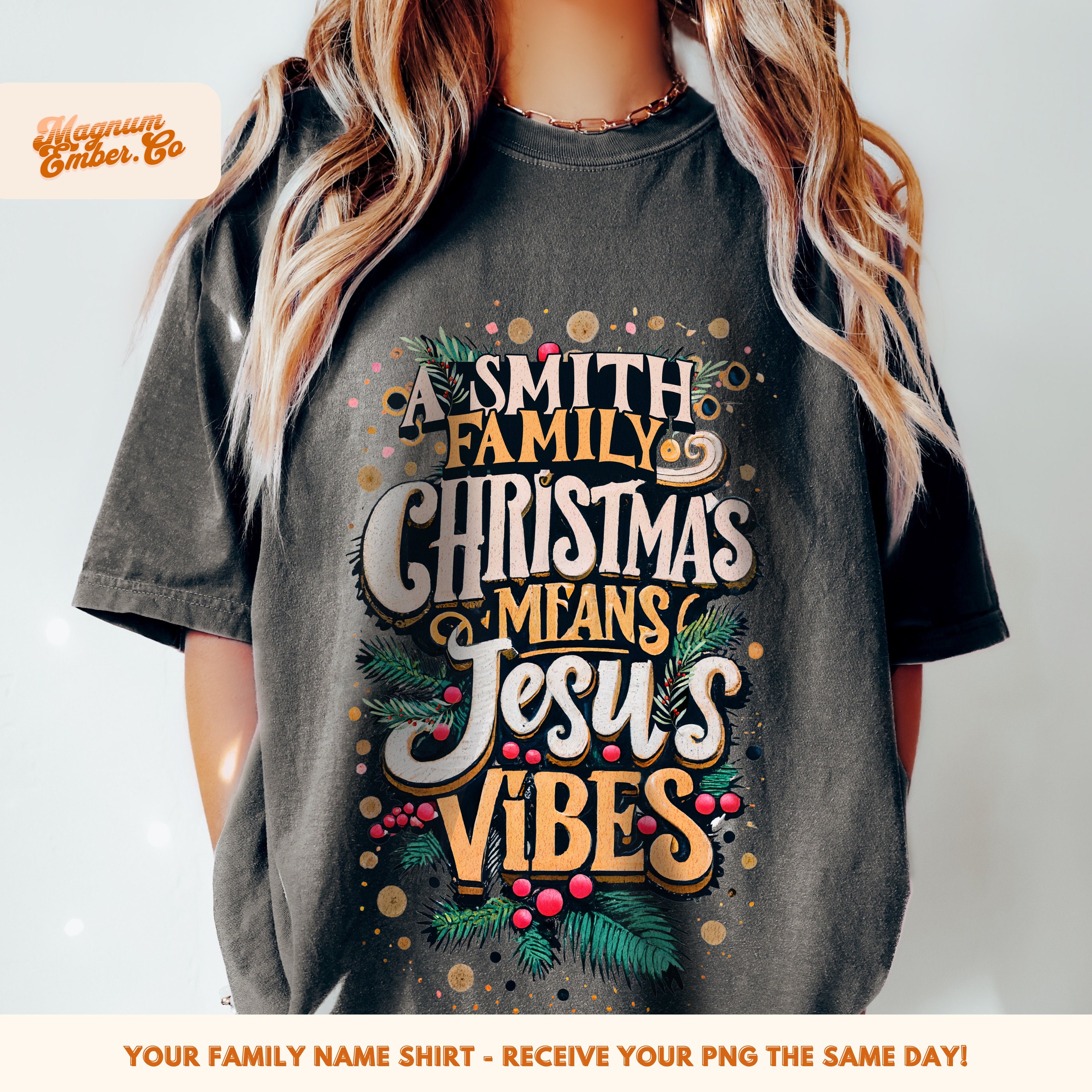 Christmas Means Jesus Vibes Tee Christmas Means Jesus Vibes Tee