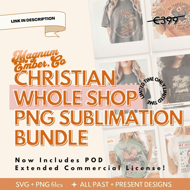 Jesus Has Risen PNG Duo: Christian Easter Kids Tee Design (Digital Download) image 5
