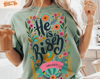 Risen - Resurrection Sunday, Easter Christian DUO PNG, Sublimation Designs, Popular Christian PNG Files for Sublimation, Jesus Designs