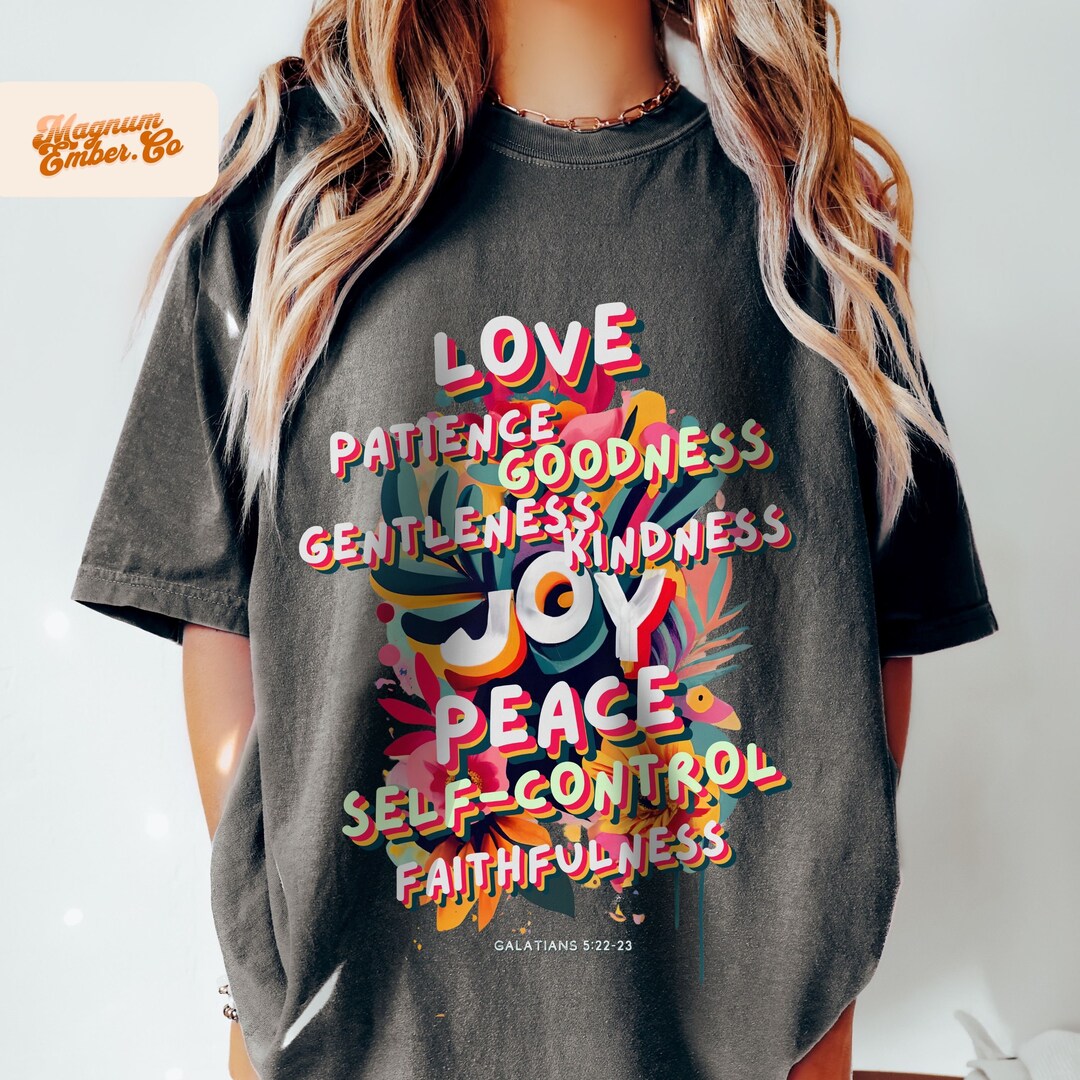 Fruit of the Spirit PNG Duo: Christian Sublimation Designs (digital ...