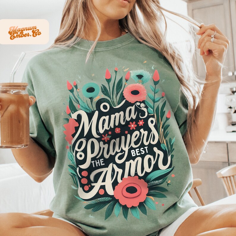 Mamá orando PNG: Diseño para el Ministerio Cristiano de Mujeres (Descarga digital) imagen 2