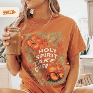 Holy Spirit Floral Christian PNG Duo: Sublimation Design (Digital Download)