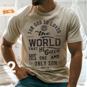 Father&#39;s Day PNG Duo, Man of Faith PNG &#39;Trust In The Lord&#39; Christian Mental Health Men&#39;s DUO PNGs, Mental Health Month png, Man of God