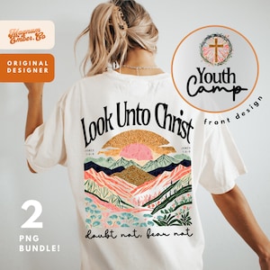 Look Unto Christ PNG Bundle: Christian Youth Theme (Digital Download)