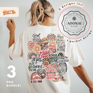 Inspirational Christmas Christian retro Collage BUNDLE PNG Sublimation Designs, Popular Christian PNGs Sublimation, Vintage Jesus Designs
