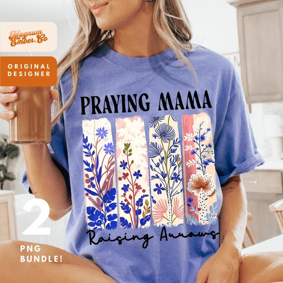 Praying Mama PNG Bundle: Christian Mom Sublimation Designs (Digital Download)