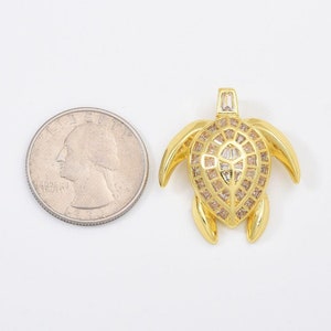 Quality Gold 14k Solid Polished Chinese Long Life Charm K826