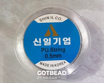 100M Crystal Elastic Cord, Bracelet Making Cord, Crystal Strings, Bracelet Cord Premium Quality Fish String, 0.5mm/0.8mm, DIY010