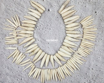 White Pointed Coral Bead, Gorgeous Pointed White  Color Coral Charm Bead, High Quality Coral Gemstone Bead, Gifts for Her, 5PCS, COBD148