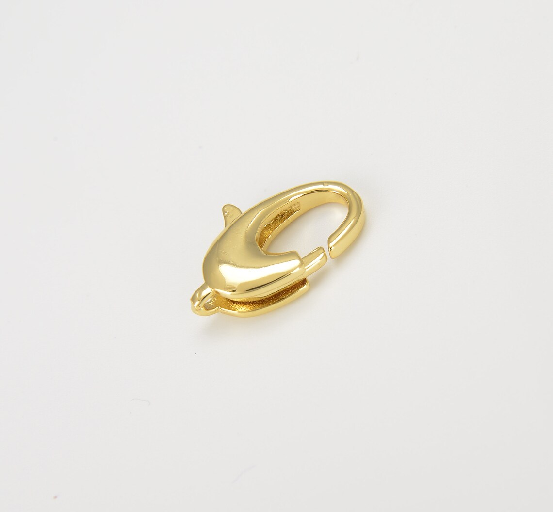 Thick 18K Gold Lobster Claw Clasp Lobster Clasp for Bracelet Etsy Ireland