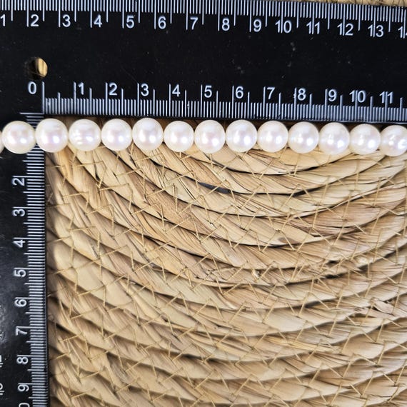 Perle Rotonde Di Perle D'acqua Dolce Naturali Perline Squise Sciolte - Foto 9