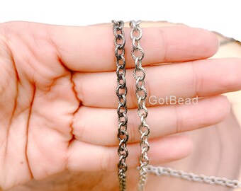 Rolo Cable Chain | Etsy