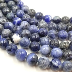 Sodaliet Kralen Grade AAA Echte Natuurlijke Edelsteen Ronde Losse Kralen 3mm 4mm 6mm 8mm 10mm 12mm