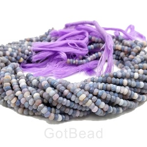 Opal Rondelle Beads, 4mm Fine Quality AAA+ Opal Beads, Drilled Opal Beads, Opal Loose Beads, Smooth Rondelle Beads for Jewelry Making PRP199