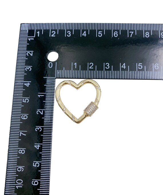 BASICS⭐︎GOLD PLATING HEART CARABINER BASICKS - 【残りわずか】Gold Plating Heart Carabiner