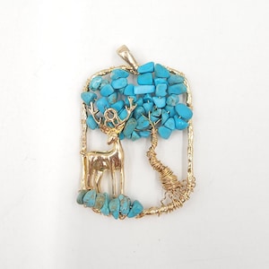 Assorted Crystal Wire Wrapped Necklace Pendant Copper Designer Pendant Jewelry  COBD121