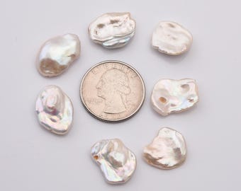 High Quality Keshi Pearl Bead, Natural Freshwater Pearl Seed Nugget Keshi Pearl Bead, Keshi Pearl, By Piece, 18mm FWP047