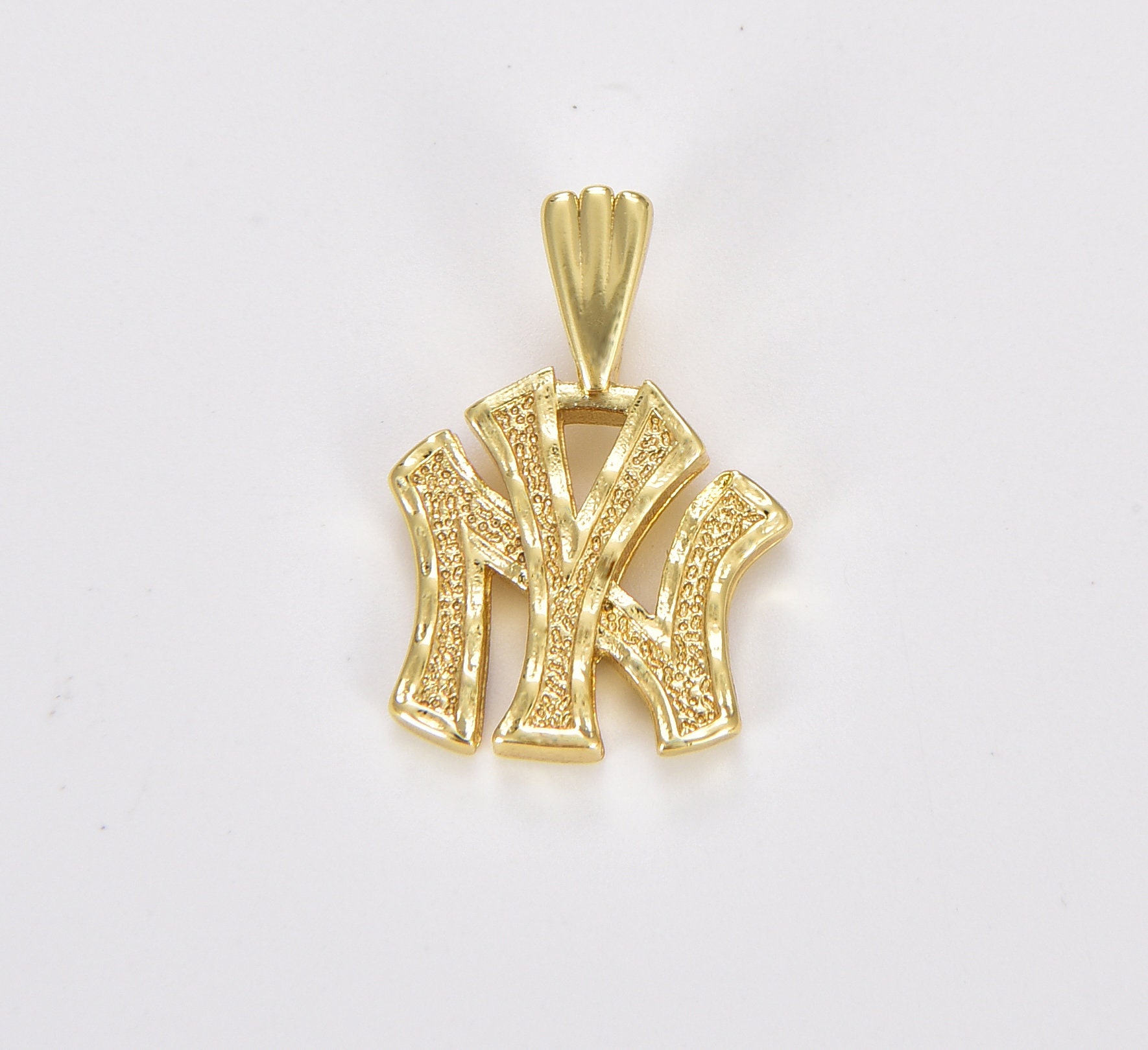 Yankees charm New York ヤンキース ネックレス 14k