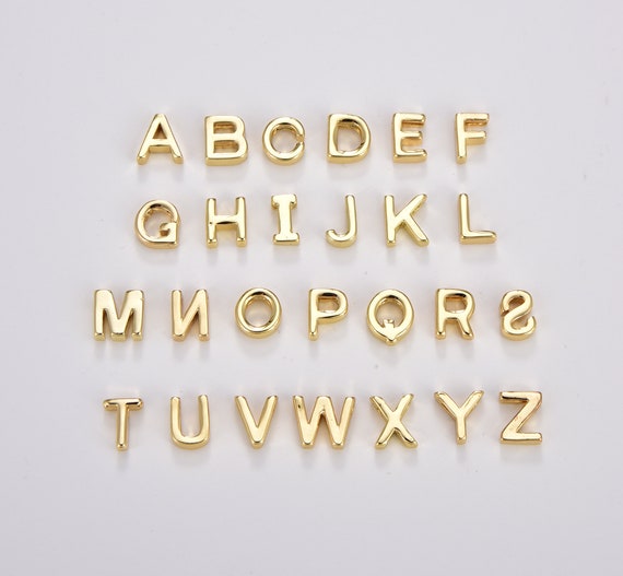 18Kゴールドフィルド パーソナライズ アルファベット文字 イニシャル