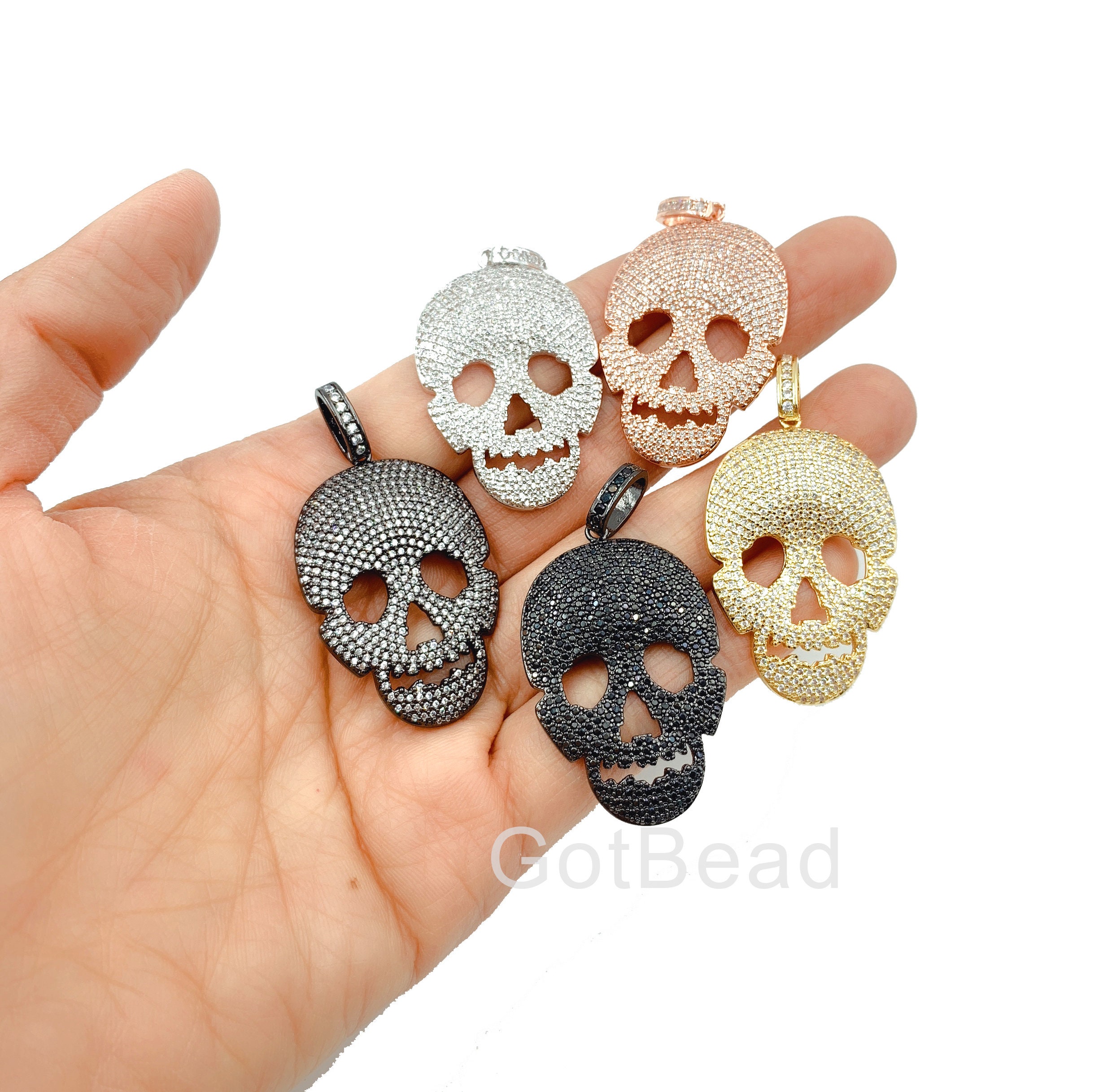 未使用新品 Solid Beat MINI SKULL PENDANT Mini Skull Pendant