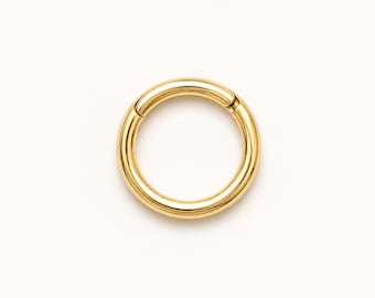 Gold Filled Round Spring Ring Clasp, Smooth Circle Jewelry Clasp, Necklace Bracelet Clasp, Jewelry Making Finding, Jewelry Supply, CL462