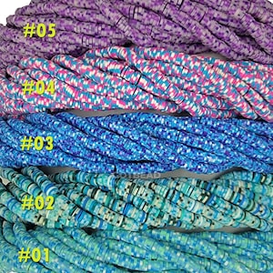 8mm Casino Poker Chips Heishi Beads, Rainbow Color Beads, Bright Multi Color Disc Beads, High Quality Heishi Disc Beads, Full Strand ORG156