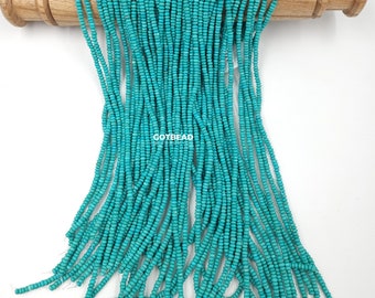 4MM Natural Turquoise Roundelle Beads Grade AAA Round Loose Beads, Full Strand Round 15.5 inches, TUQ057