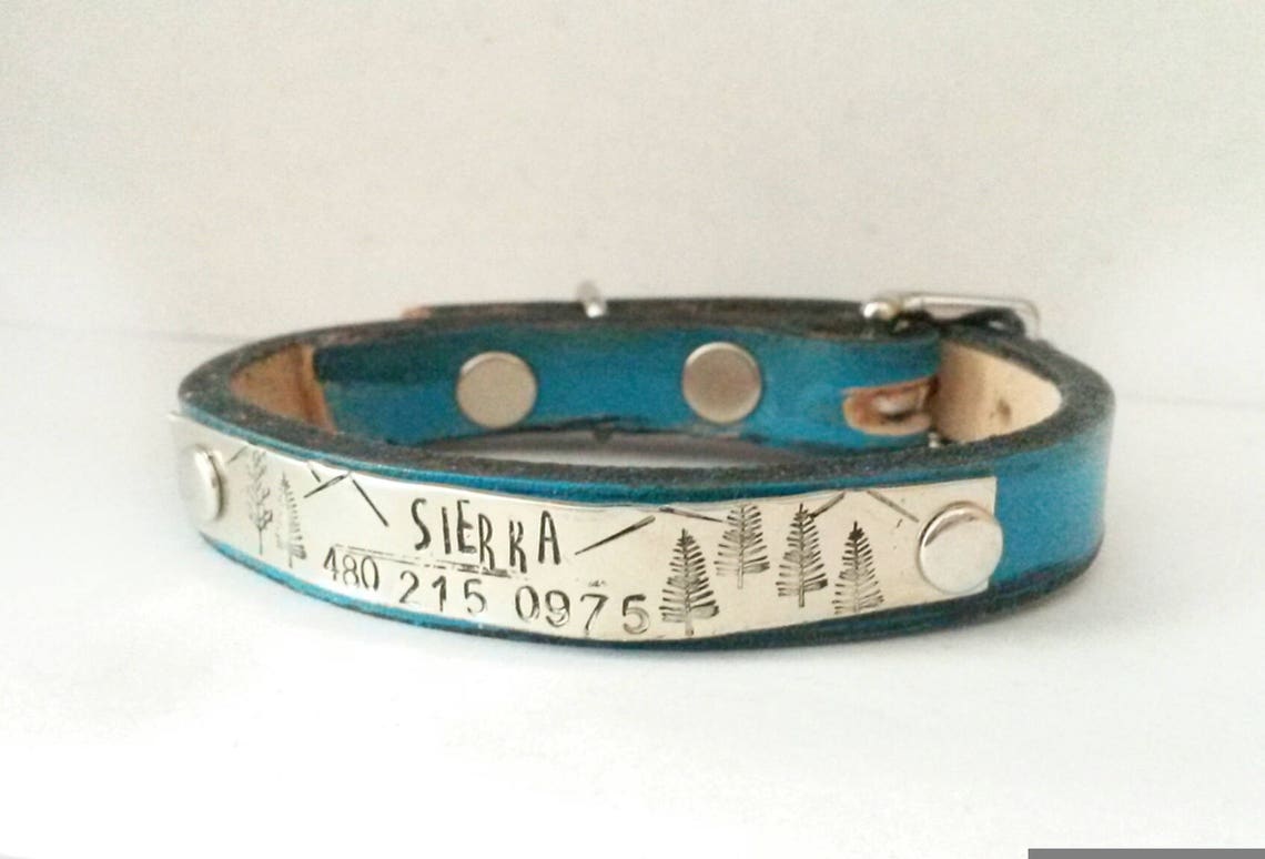 Outdoor Themed Dog Collar Etsy