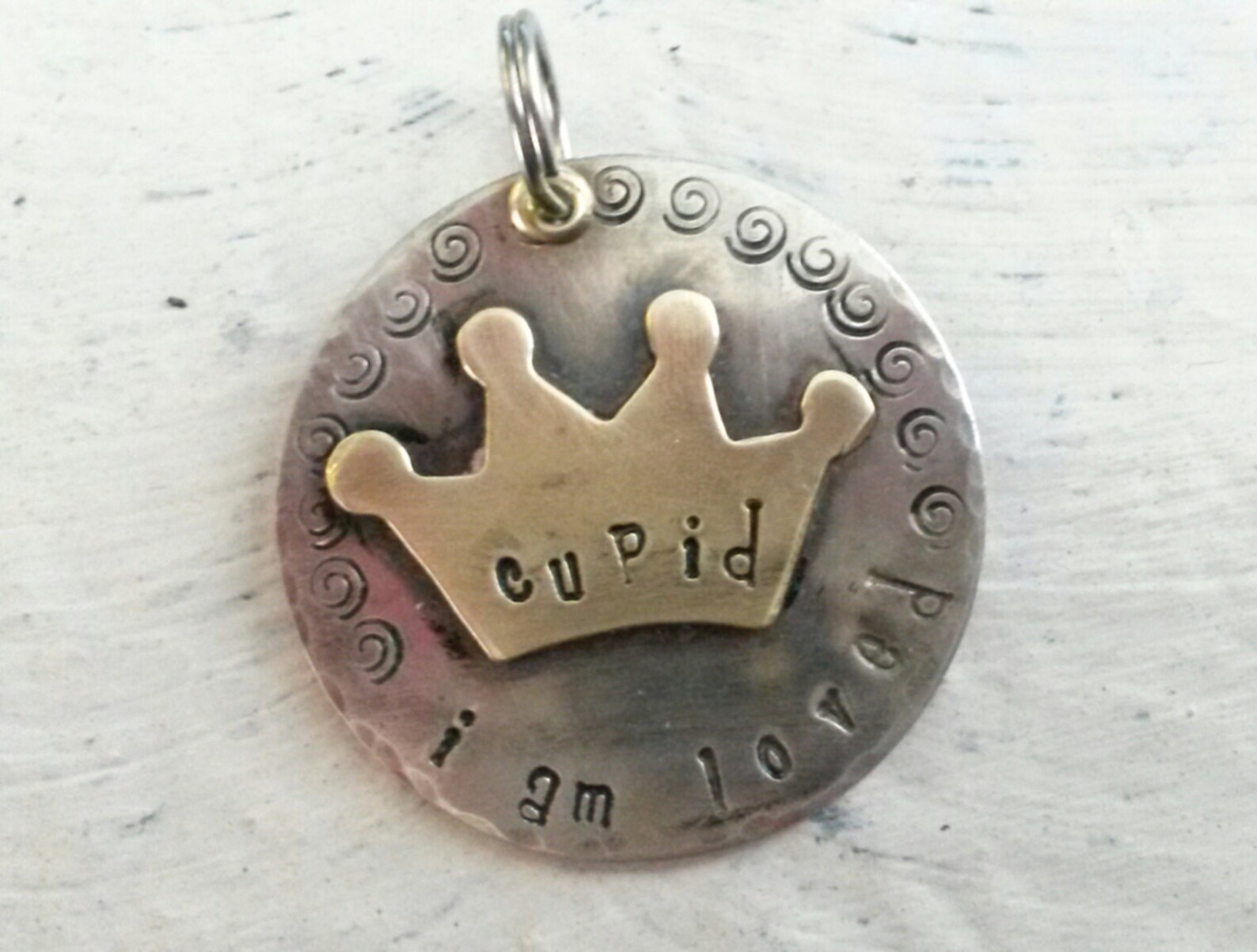 Personalized Pet Tag With a Crown Pet Id Tag Pet Supplies Etsy